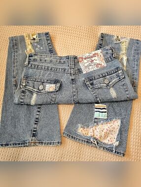 🔥 TRUE RELIGION Y2K WOODSTOCK JEANS – SIZE 28